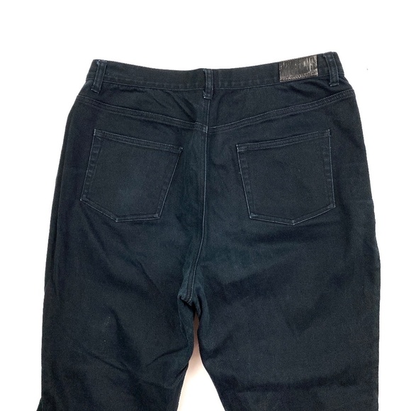 New York Jeans Bootcut Women's size 16 Tall Black Denim Jeans - Picture 2 of 3